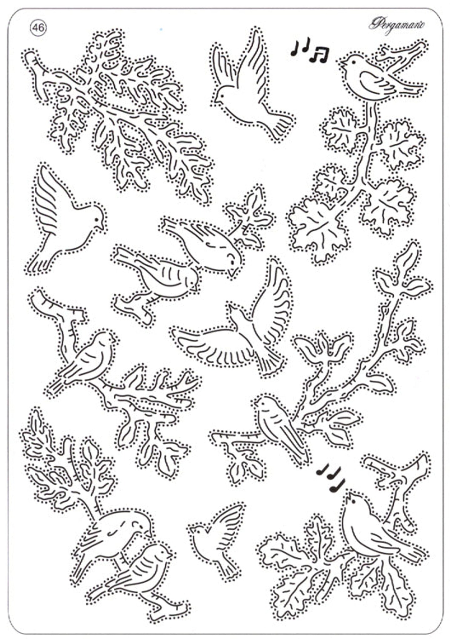 Pergamano Multi Grid #46 - Birds