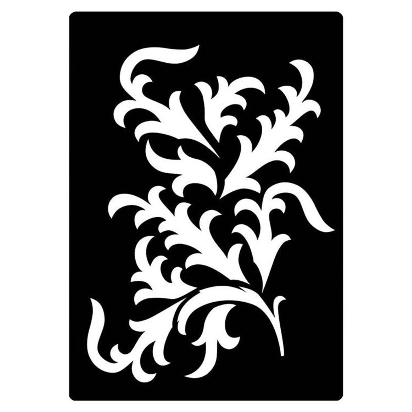 Creative Expressions  Mini Stencil Fancy Vine
