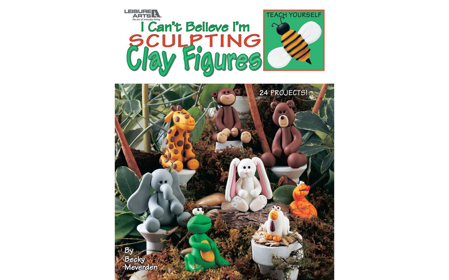 Leisure Arts Sculpting Clay Figurines Crafting Book Michaels