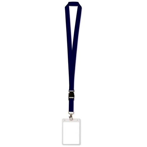 Black Lanyard with Card Holder