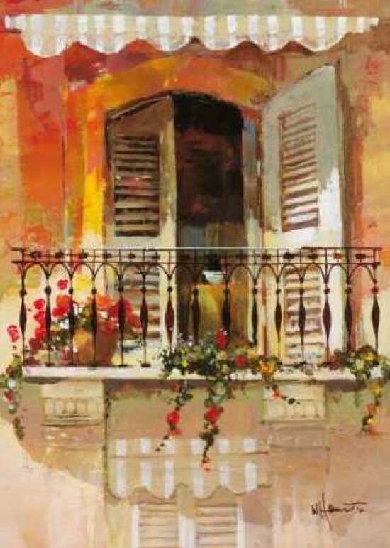 Balcony I Poster Print by Willem Haenraets - Item # VARPDXGA0102470