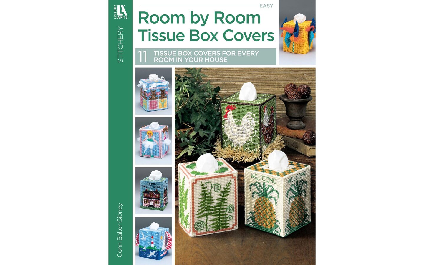 Leisure Arts Room By Room PC Tissue Box Covers Book