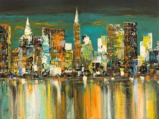 Le mille luci di New York Poster Print by Luigi Florio - Item # VARPDX3LR3742