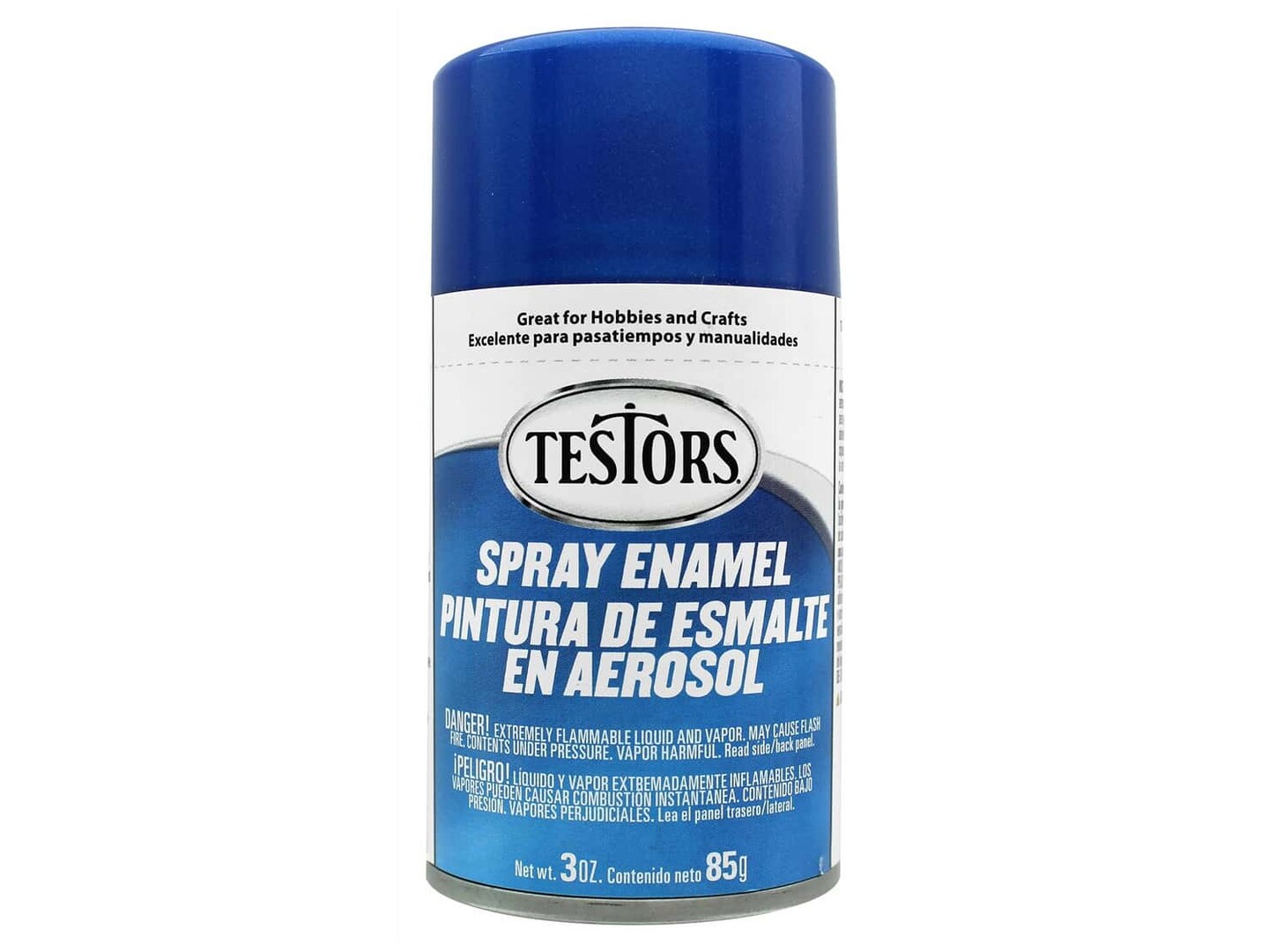 Testors Enamel Spray Paint - Metallic - Flake Blue 3 oz.
