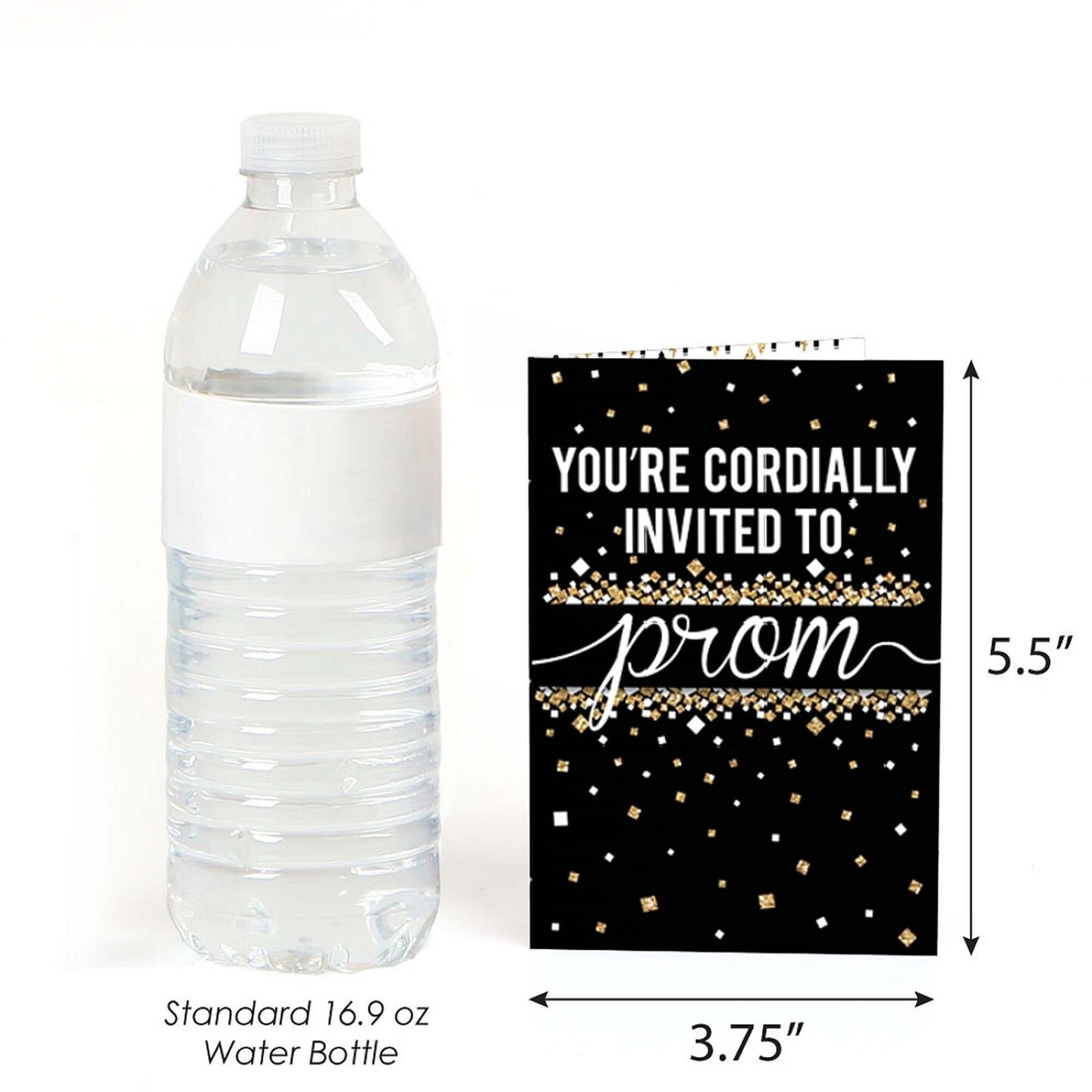 Big Dot of Happiness Prom - Fill In Prom Night Party Invitations (8 count)