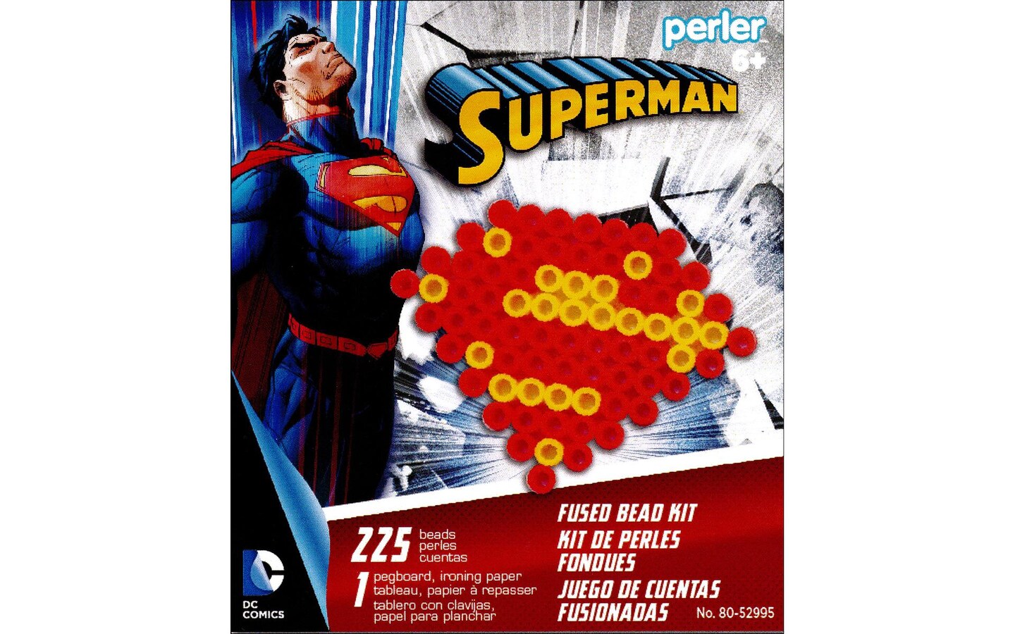 Perler Fused Bead Kit Trial Superman