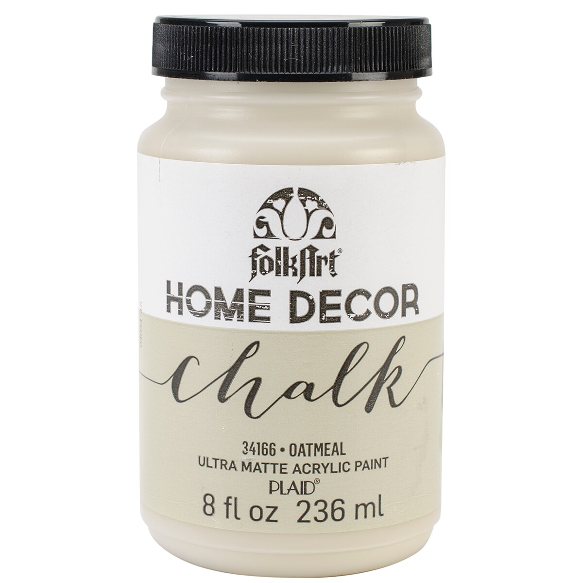 FolkArt Home Decor Chalk Paint 8oz-Oatmeal
