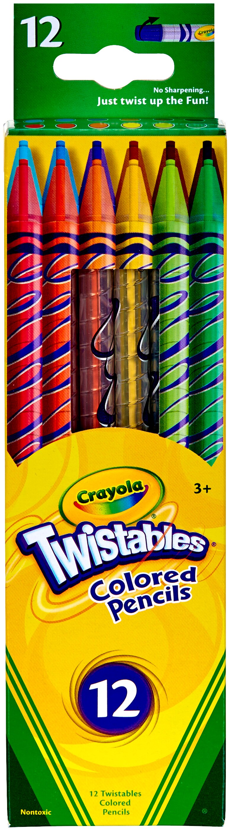 Crayola Twistables Colored Pencil Set (50Ct), Kids Art Supplies