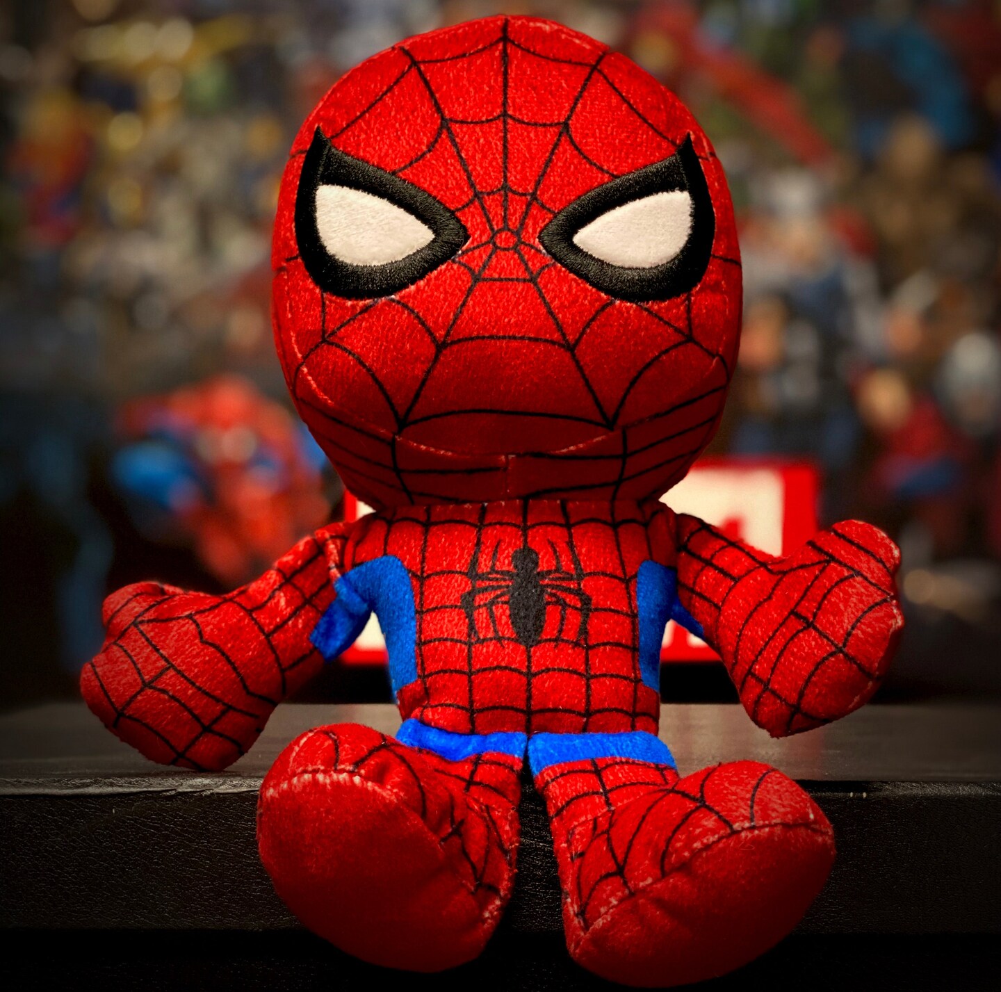 Bleacher Creatures Marvel Spiderman 8&#x22; Kuricha Sitting Plush
