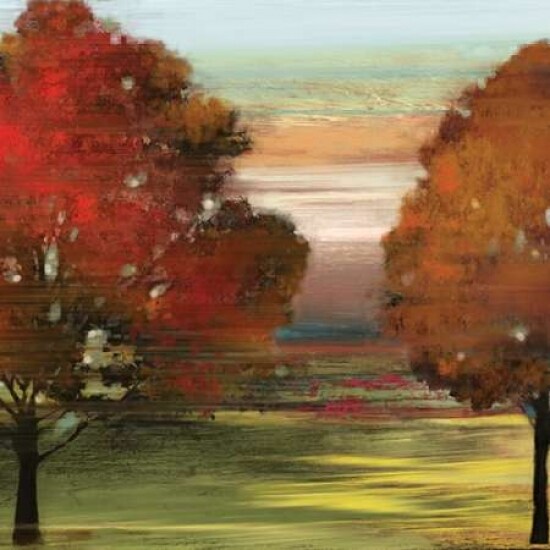 Flow Trees II - Mini Poster Print by Allison Pearce