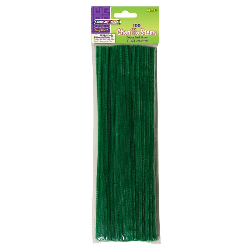 Regular Stems, Dark Green, 12