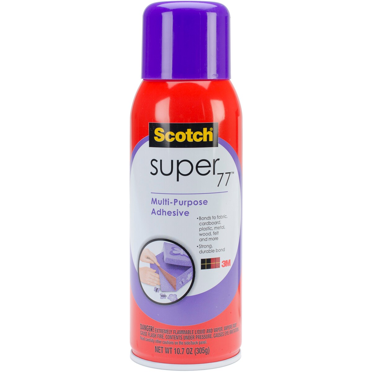 Scotch Super 77 Multi-Purpose Spray Adhesive-10.75oz
