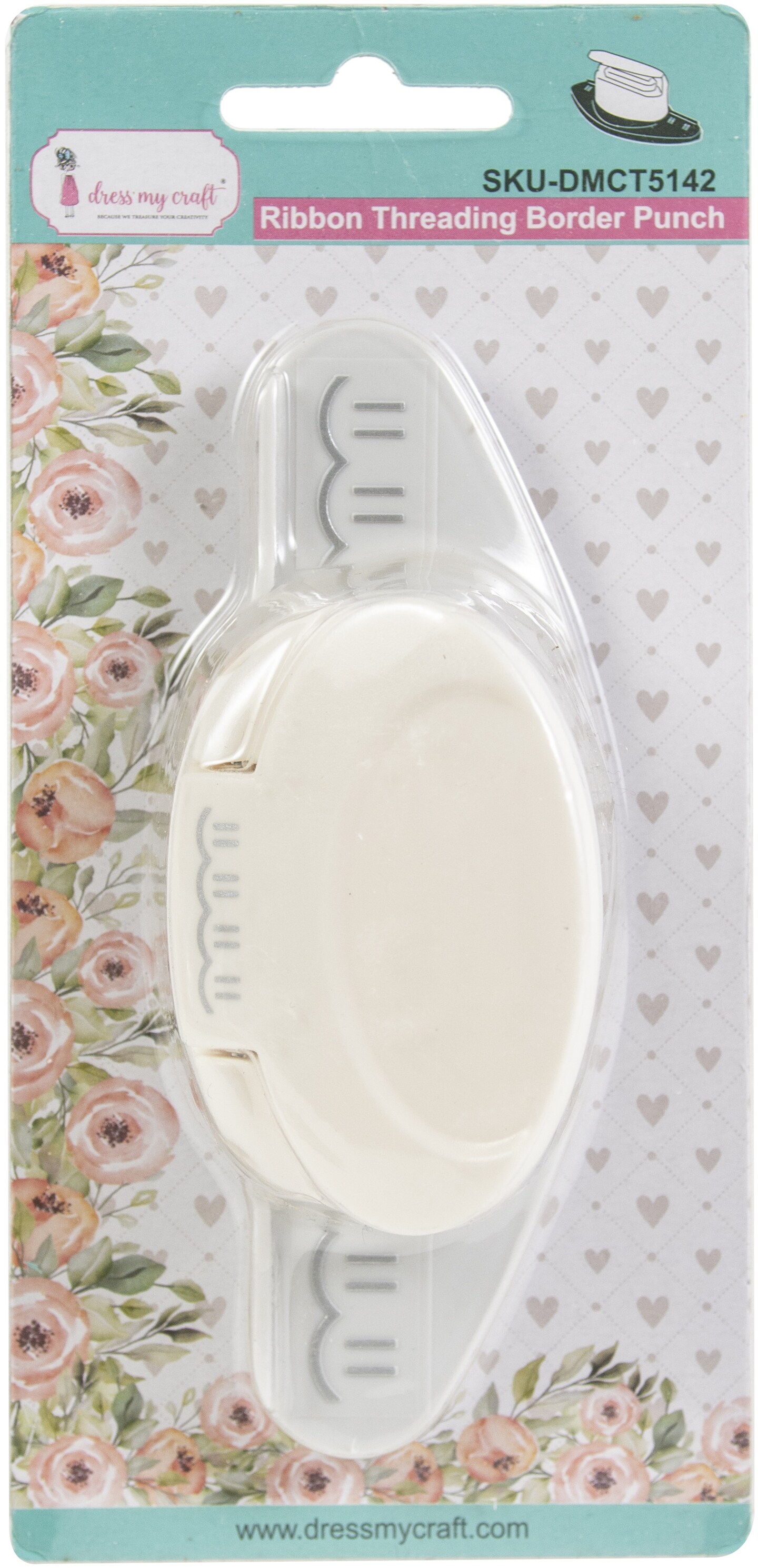 Dress My Craft Paper Punch-Ribbon Threading Border