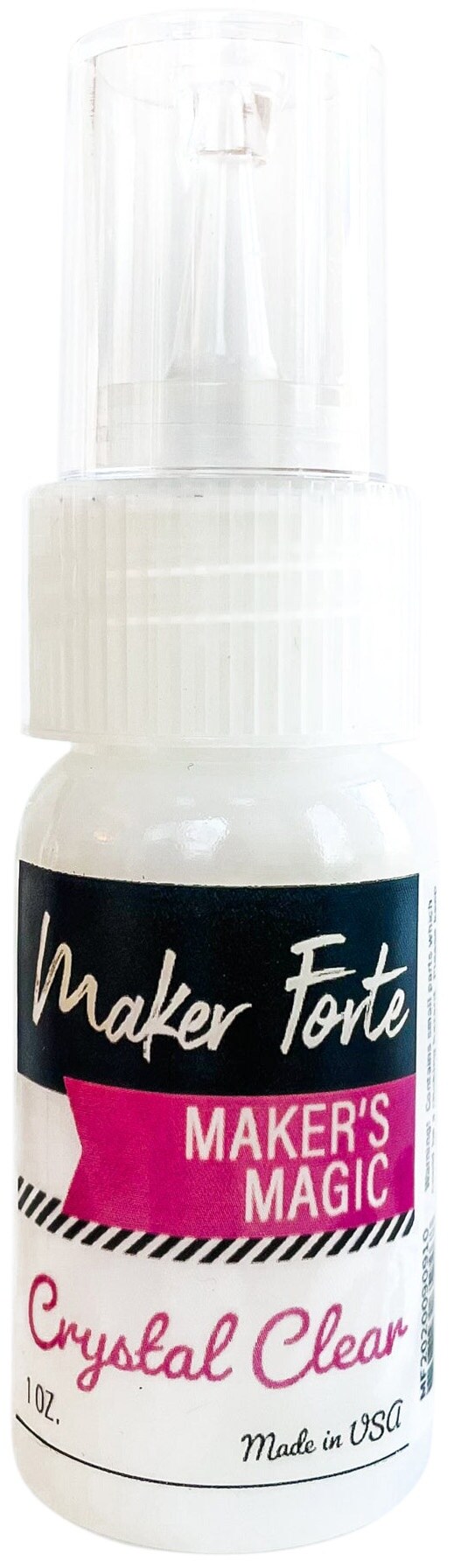 And the new name for our crafting glue is: MAKER'S MAGIC!!! We're so e
