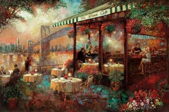 The River Cafe Poster Print by Ruane Manning - Item # VARPDX14043