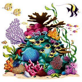 Coral Reef Photo Backdrop