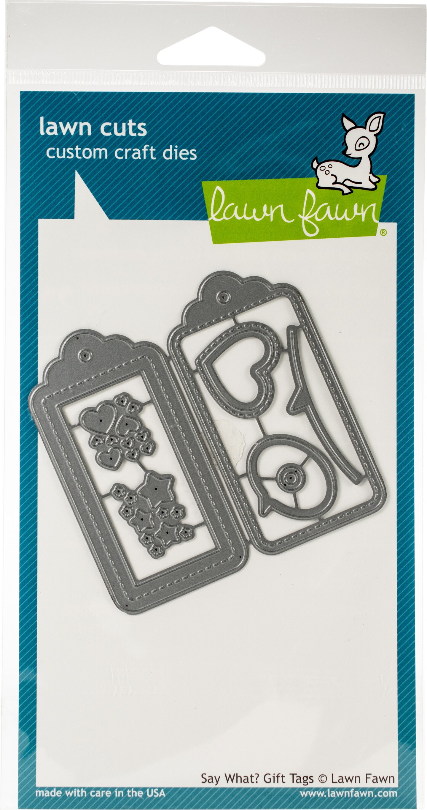 Lawn Cuts Custom Craft DieSay What? Gift Tags Michaels