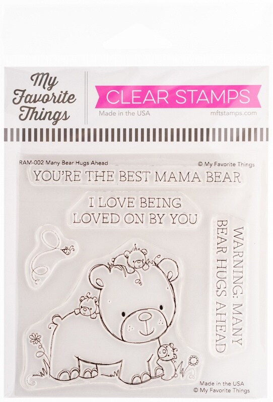 My Favorite Things Clear Stamps 4"X4"-Many Bear Hugs Ahead | Michaels