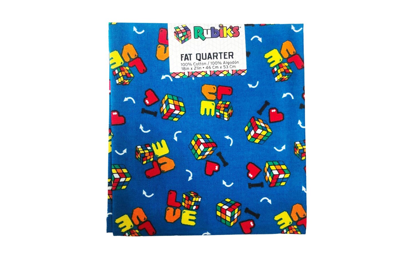 Rubiks Cotton Fat Quarter Love 6pc
