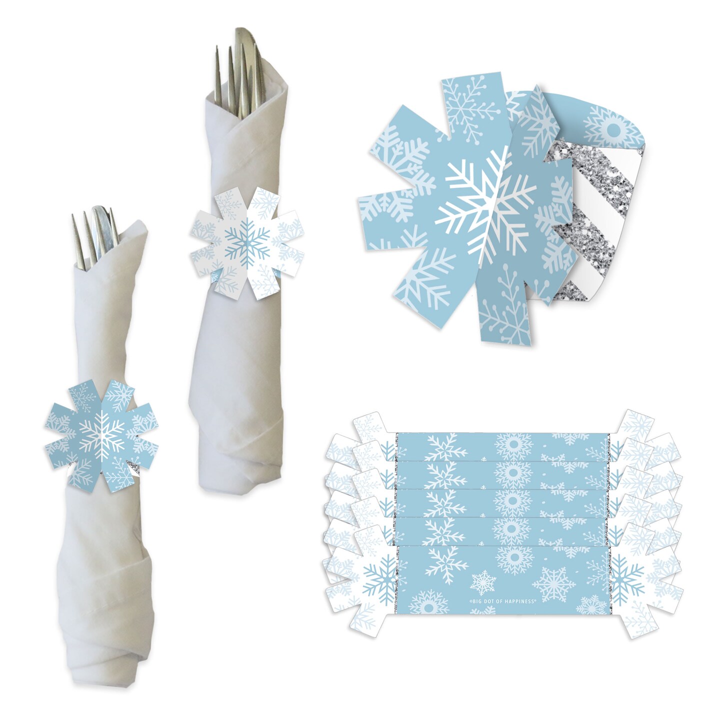 Winter napkin deals rings