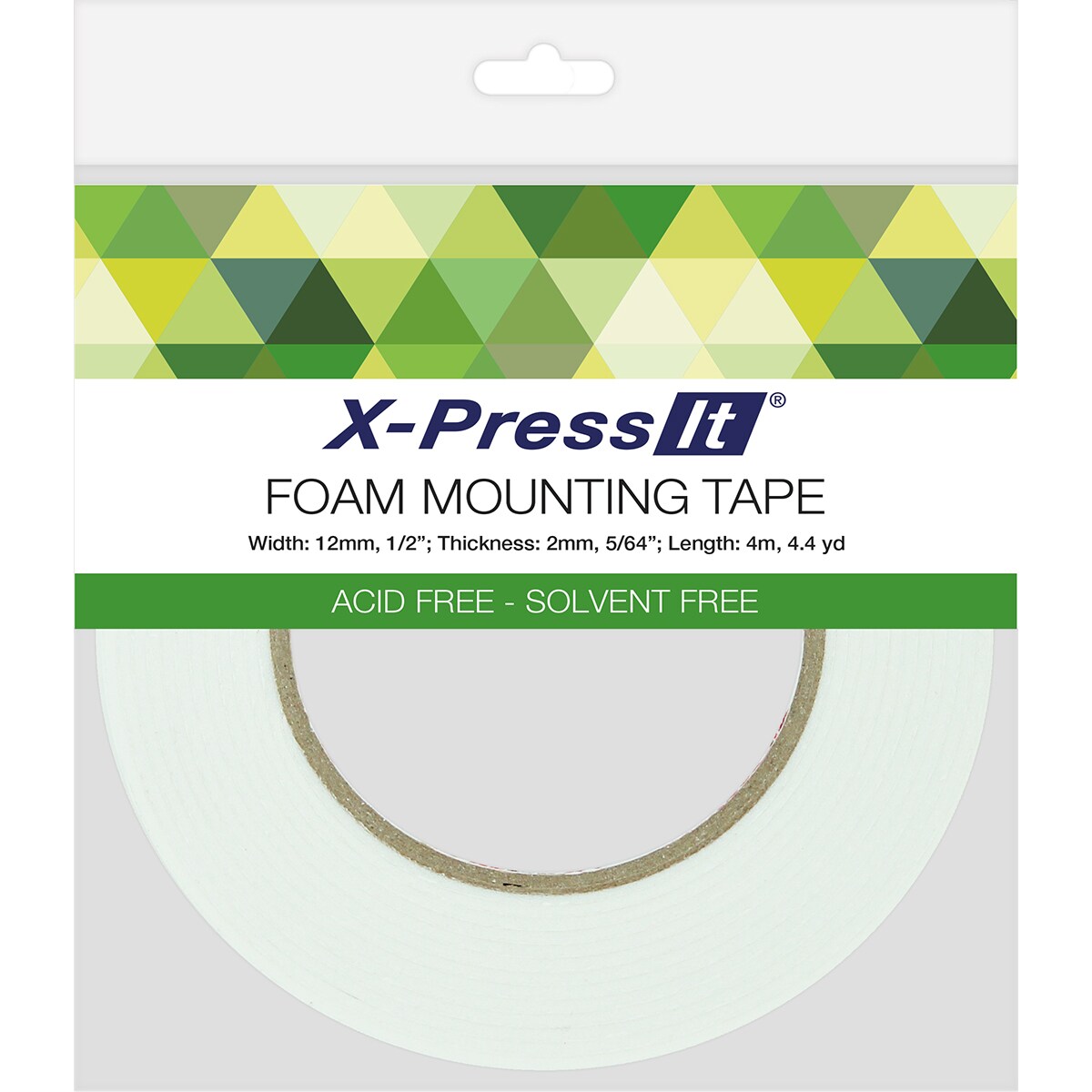 X-Press It Double-Sided Foam Tape 12mm-.5&#x22;X4.4yd