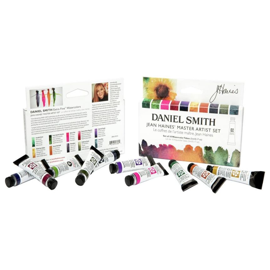 Daniel Smith Extra Fine Watercolors - Set - Jean Haines Master Artist Set of 10, 5 ml Tube