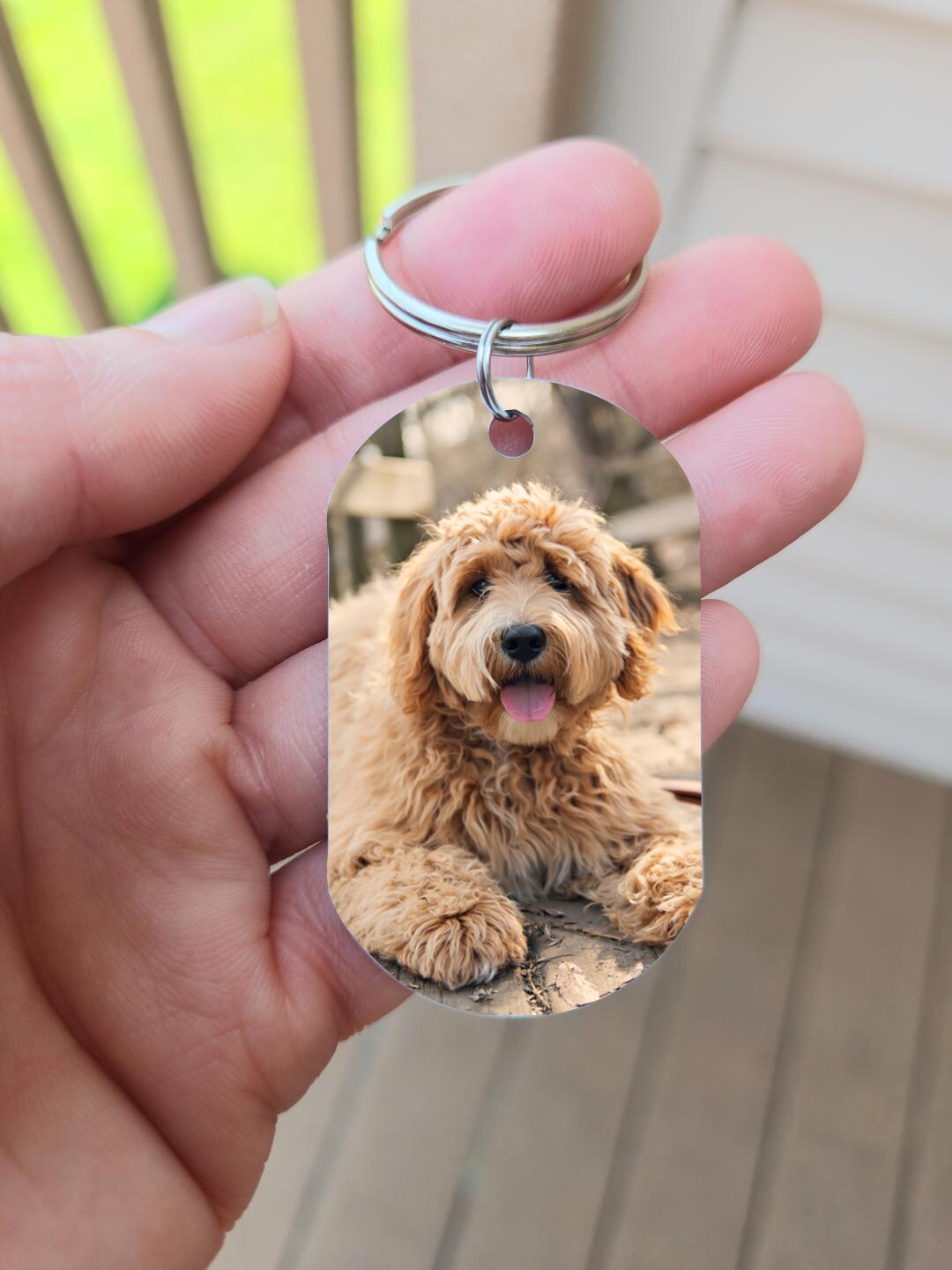 Dog Photo Keychain Pet Keychain Pet Memorial Custom Dog Keychain
