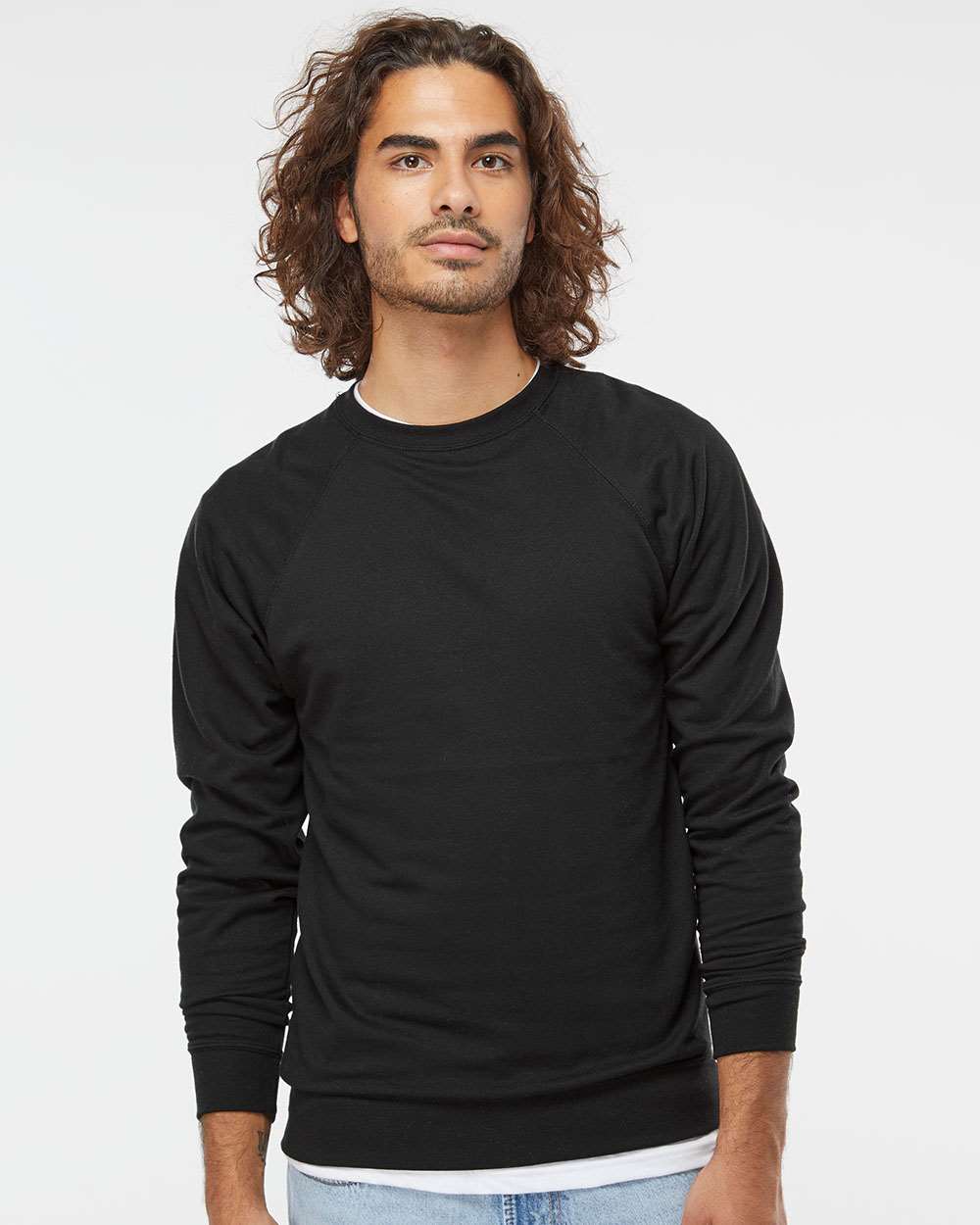 Men's lightweight crewneck sweatshirt best sale