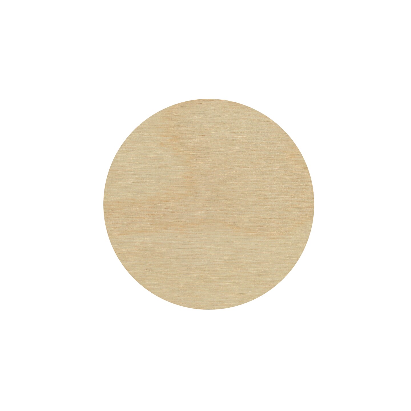 Essentials By Leisure Arts Arts Flat Wood Shape 24pc Circle