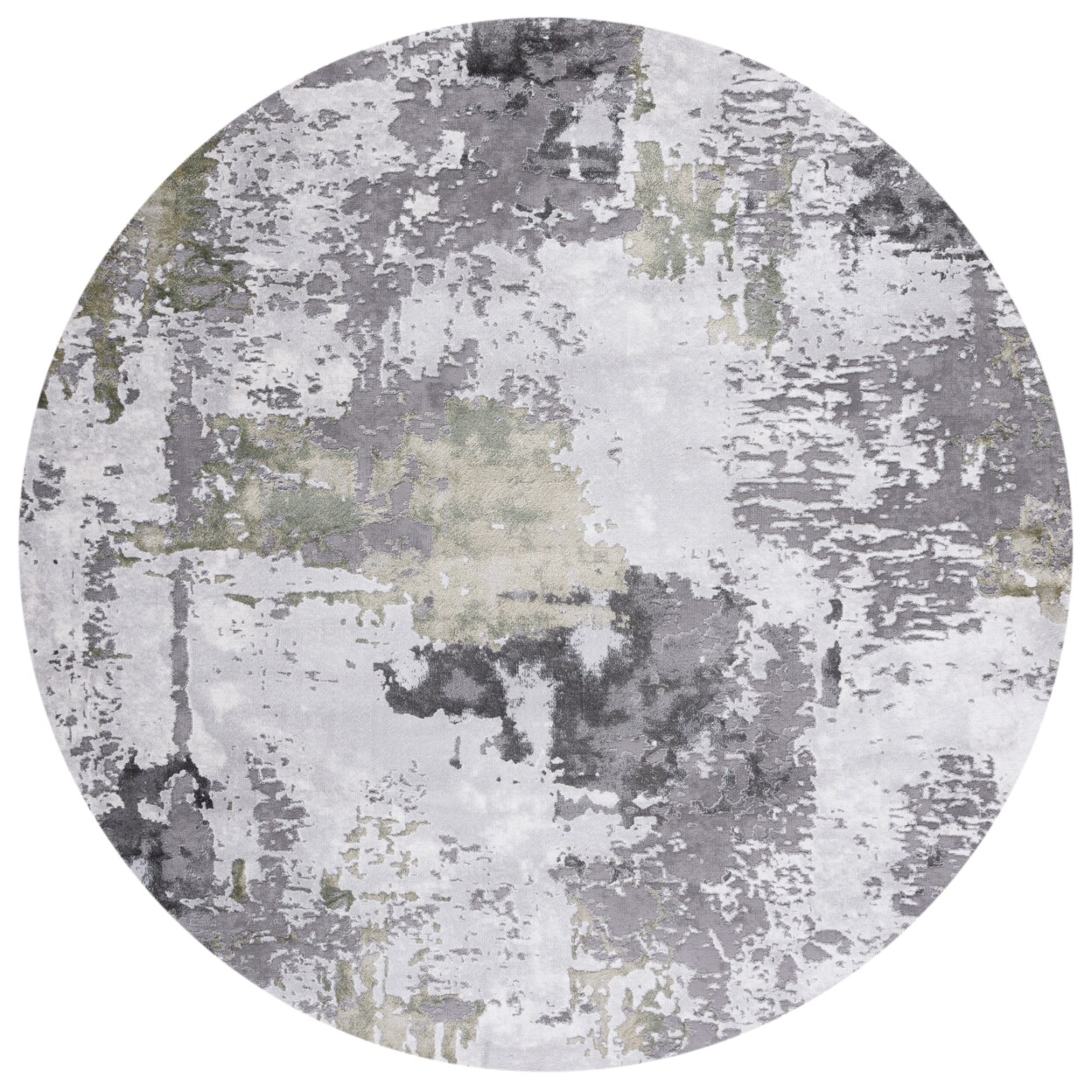 Safavieh Craft Collection Cft820Y Grey / Green Rug Modern Rug Abstract Carpet