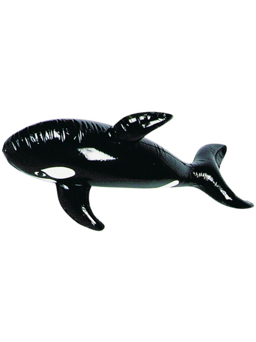36" Giant Black Inflatable Tropical Sea Life Whale Orca Decoration