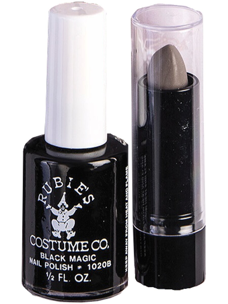 Adult&#x27;s Womens  Witch Nail Polish And Lipstick Makeup Set Costume Accessory