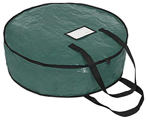 thumbnail image 2 of Propik Wreath Storage Bag 24 '' - Garland Holiday Container Tear Resistant Material Easy Storage Featuring Heavy Duty Handles 2 of 13