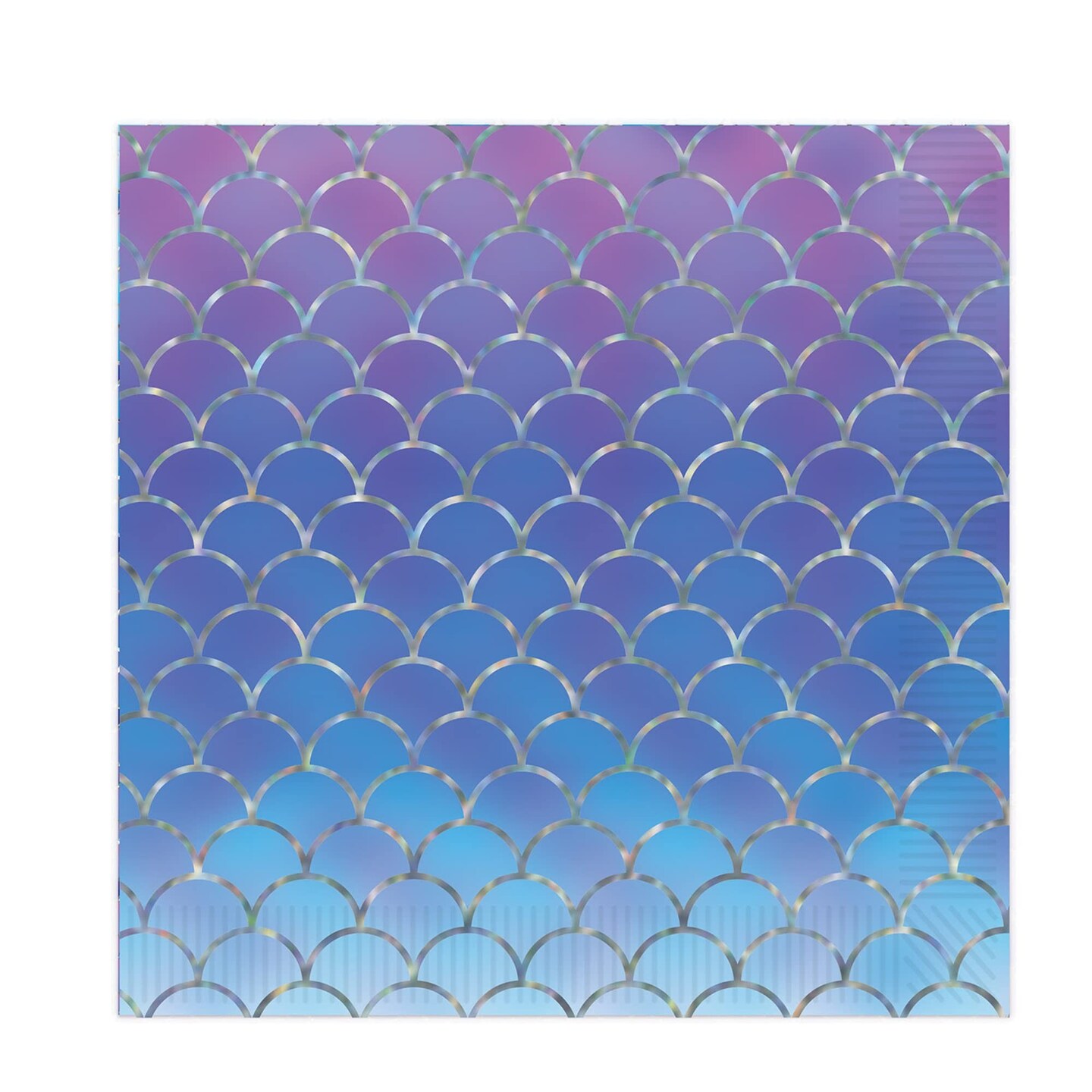 Enchanting Mermaid Scales Luncheon Napkins - Pack of 12