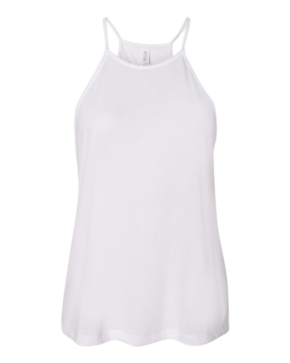 BELLA + CANVAS® Women’s Flowy High-Neck Tank – Lightweight Sleeveless Top for Summer Wear