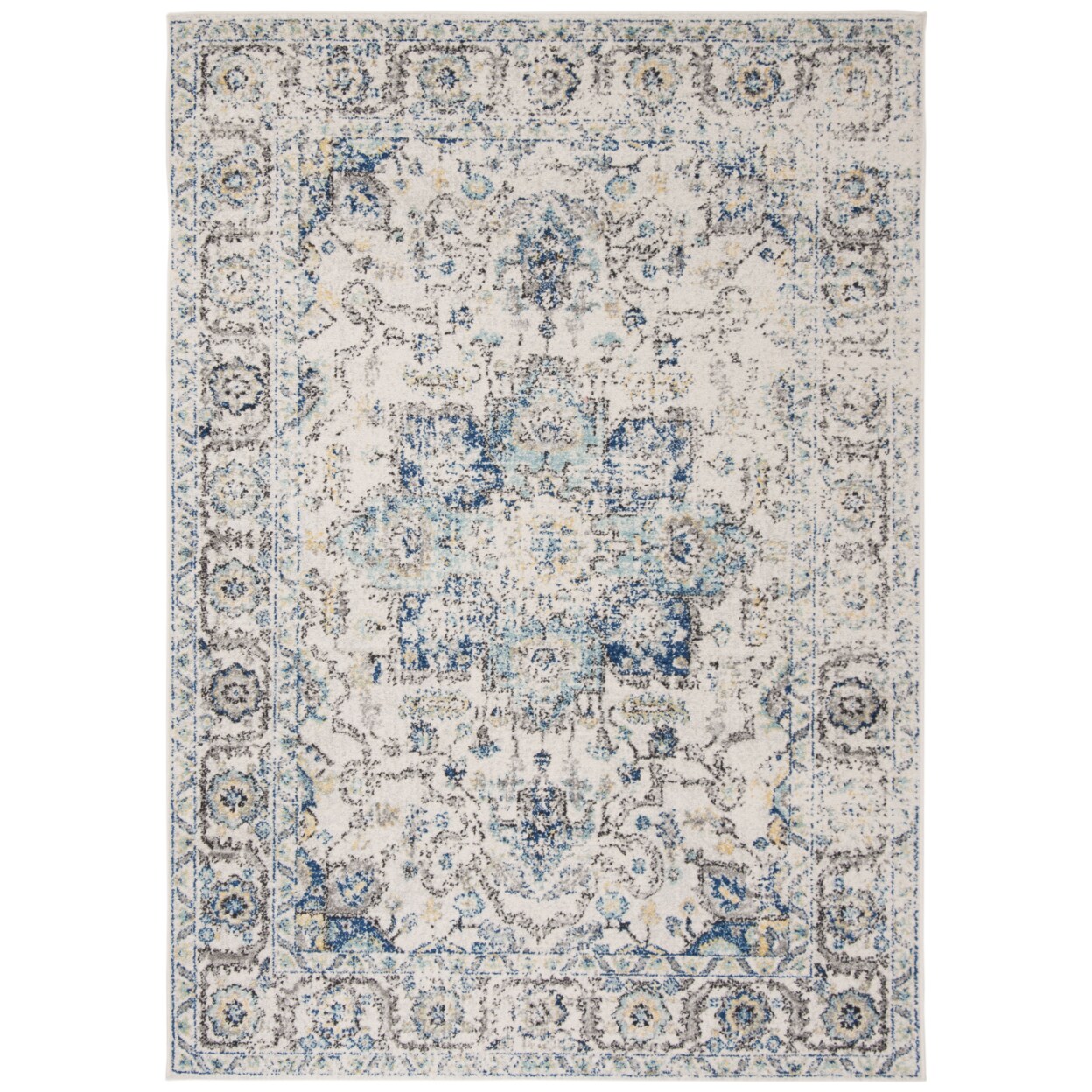 Safavieh   MAD603K Madison Turquoise / Ivory