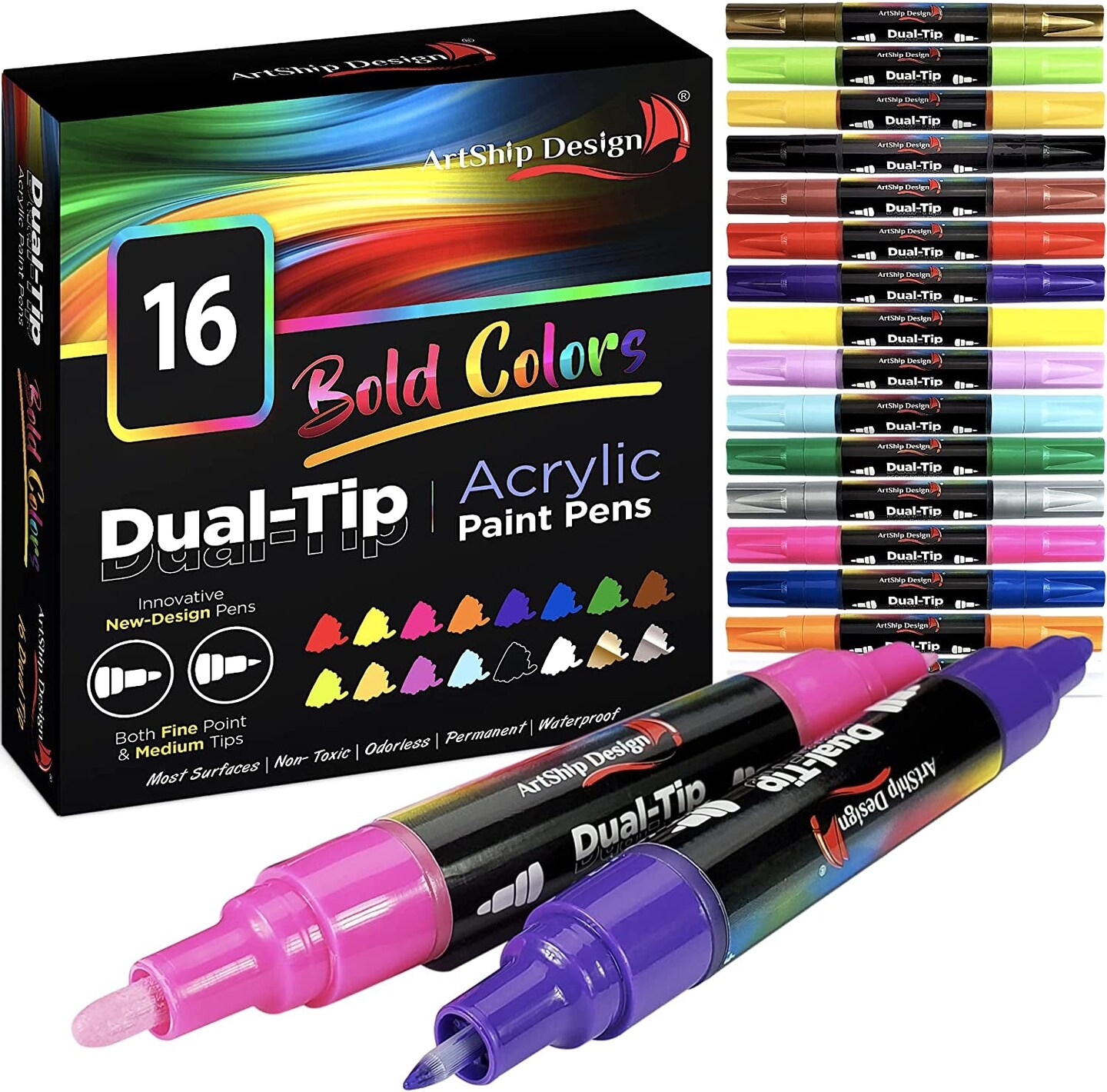 Glow in the Dark Painting Markers - High Quality and Non-toxic