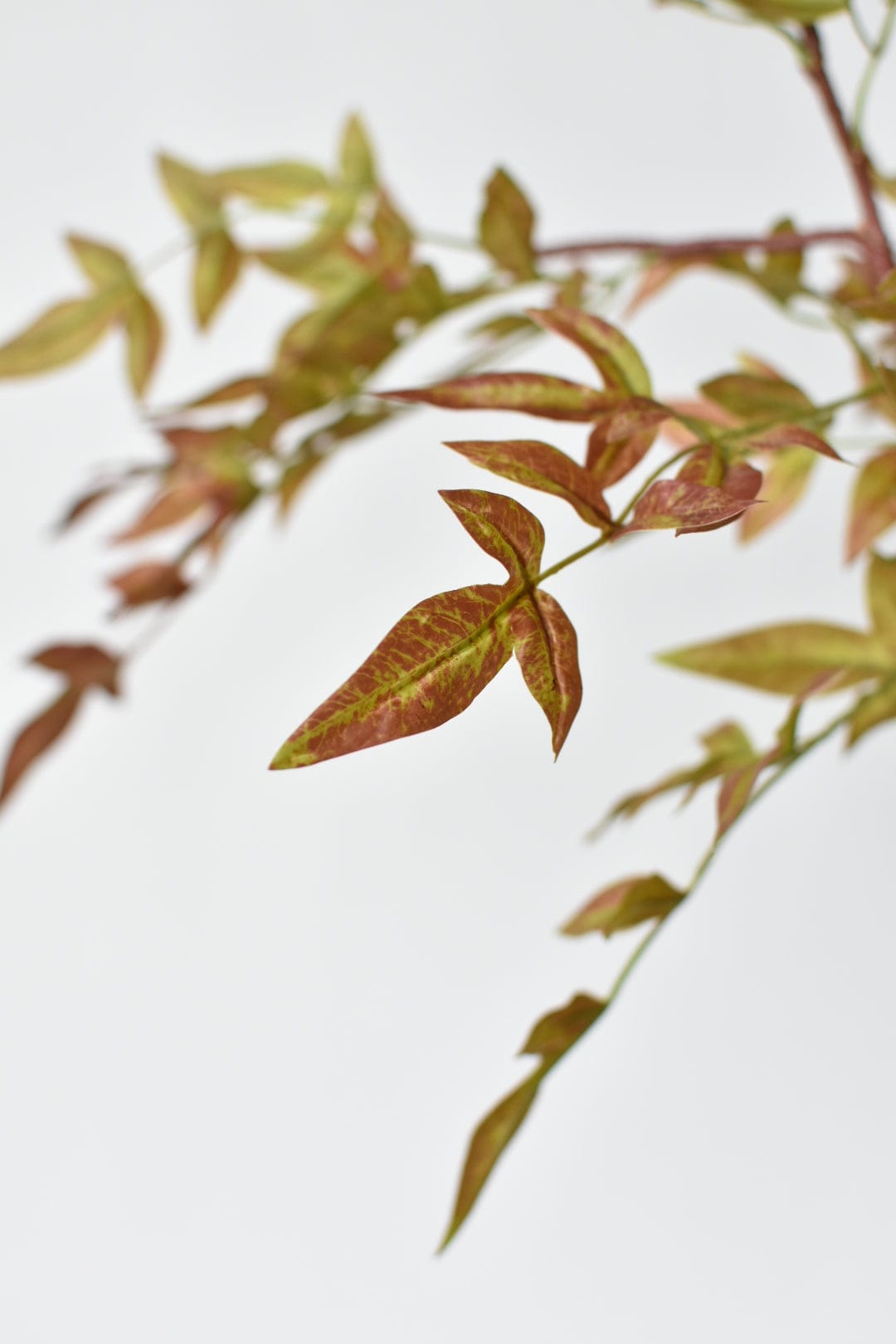 40&#x22; Faux Nandina Fall Foliage - Green/Burgundy