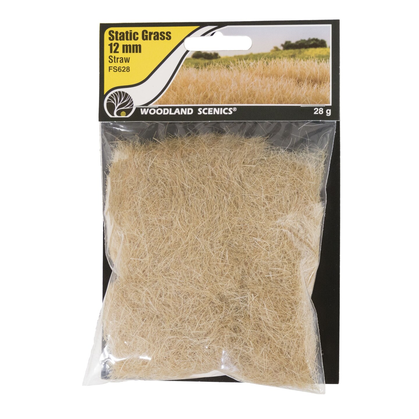 Woodland Scenics Static Grass 12mm-Straw