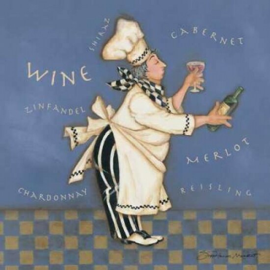Wine Chef Poster Print by Stephanie Marrott - Item # VARPDXSM136