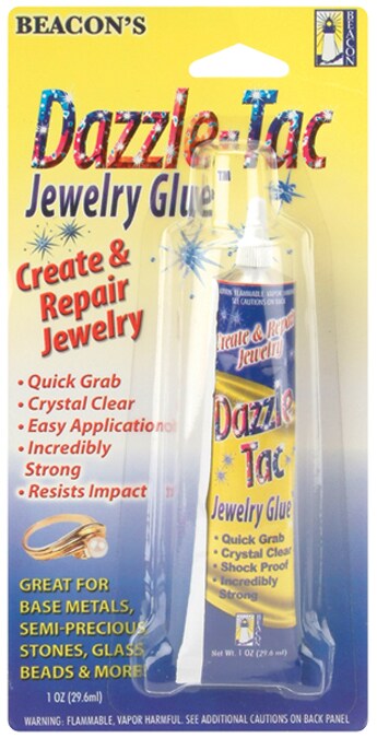 Adhesive, Dazzle Tac Jewelry Glue™. Sold per 1-fluid ounce tube. - Fire  Mountain Gems and Beads