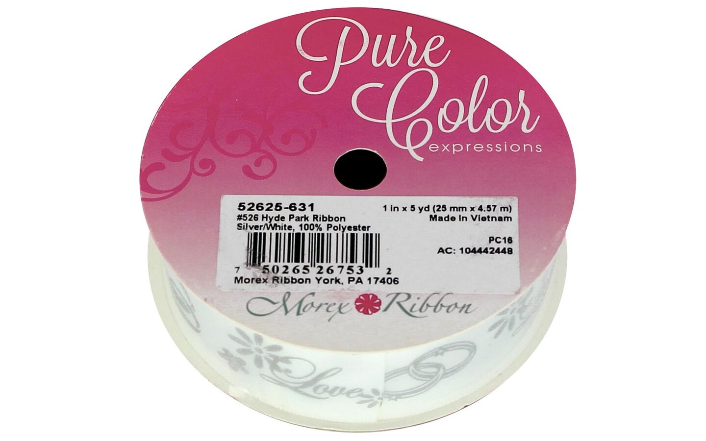 Morex Ribbon Satin 1&#x22;x 5yd Hyde Park
