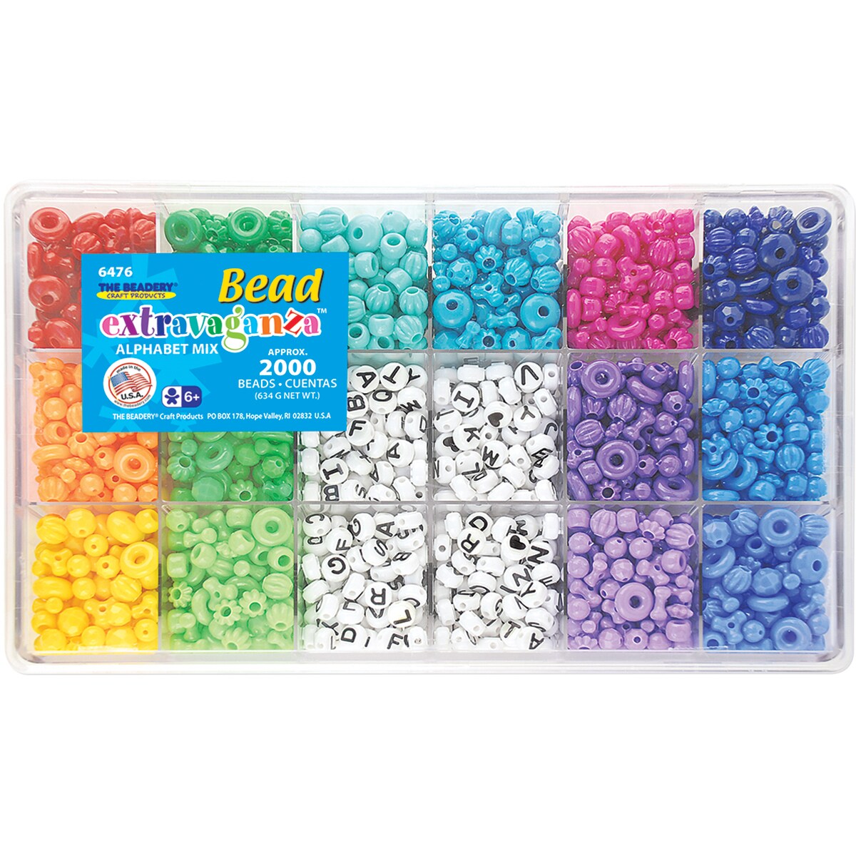The Beadery Bead Extravaganza Bead Box Kit 22.4oz-Alphabet