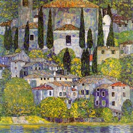 Church At Cassone Sul Garda Poster Print by Gustav Klimt - Item # VARPDX373317