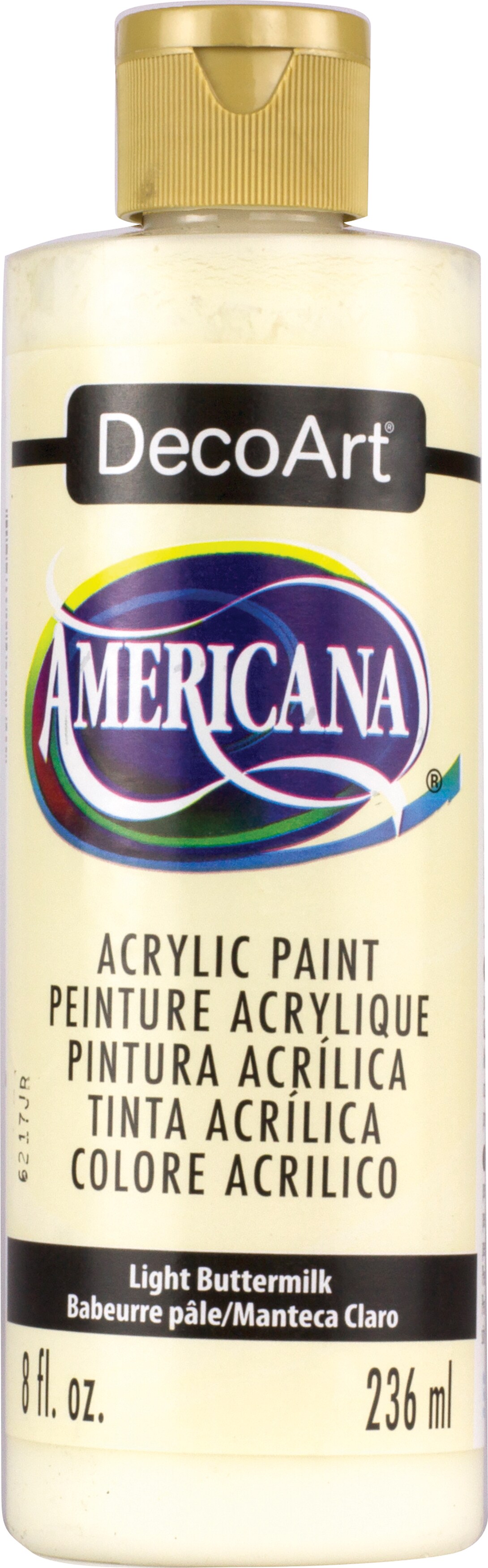Decoart Americana Acrylic Paint 8Oz-Light Buttermilk