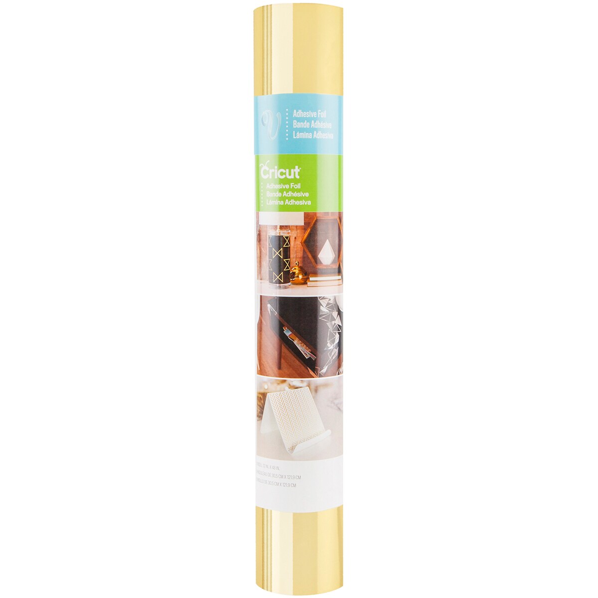 Cricut Adhesive Foil 12&#x22;X48&#x22; Roll-Metallic Gold