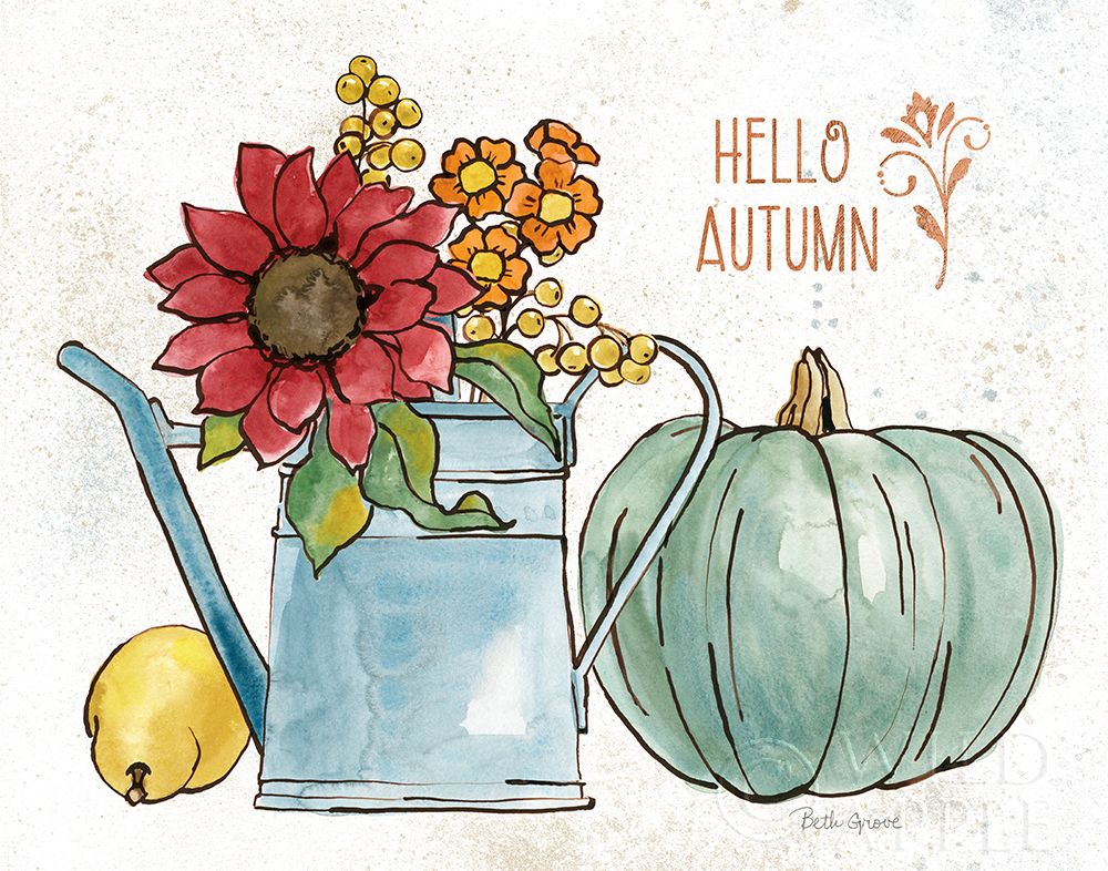October Garden Iv Poster Print by Beth Grove - Item # VARPDX37064