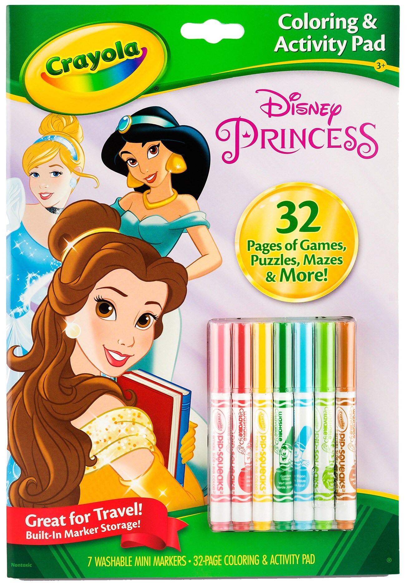 Crayola Coloring &#x26; Activity Pad W/Markers-Disney Princess