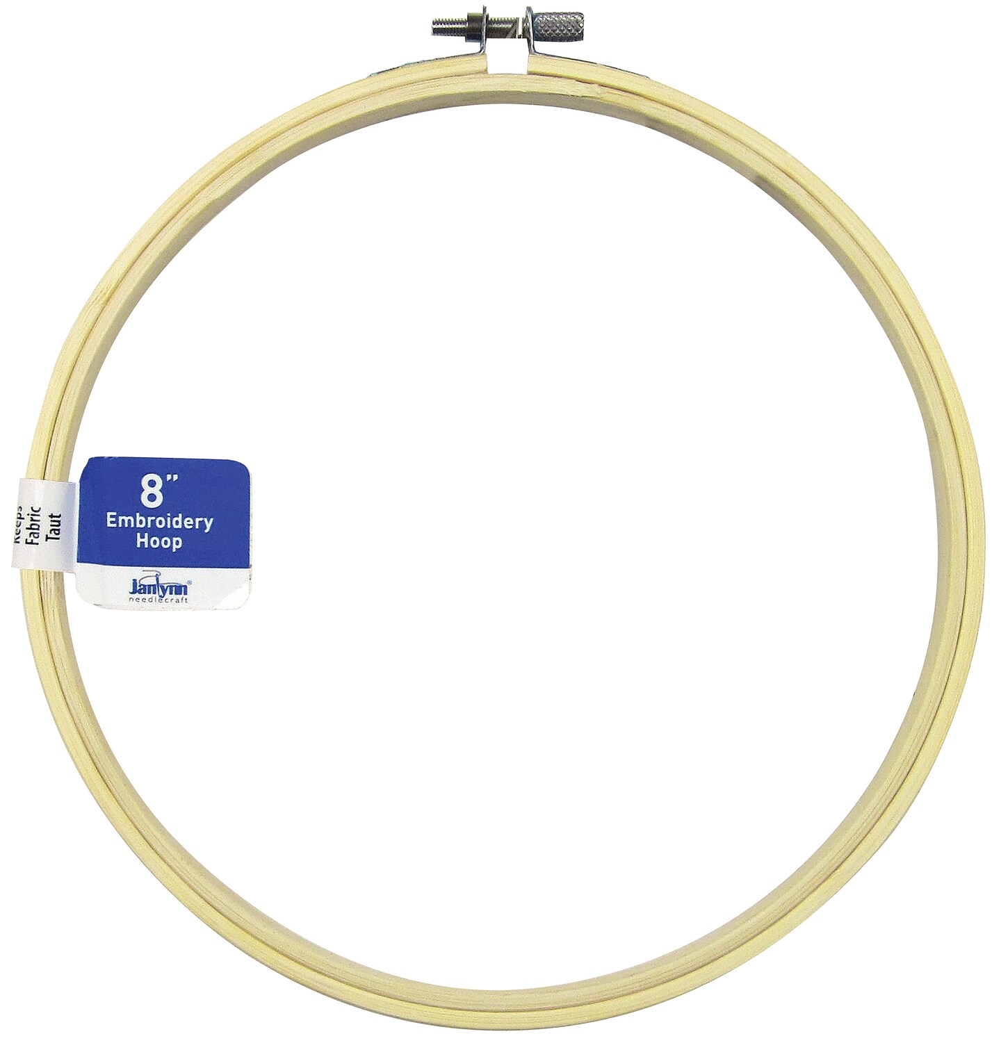 Janlynn Wood Embroidery Hoop 8&#x22;-Natural