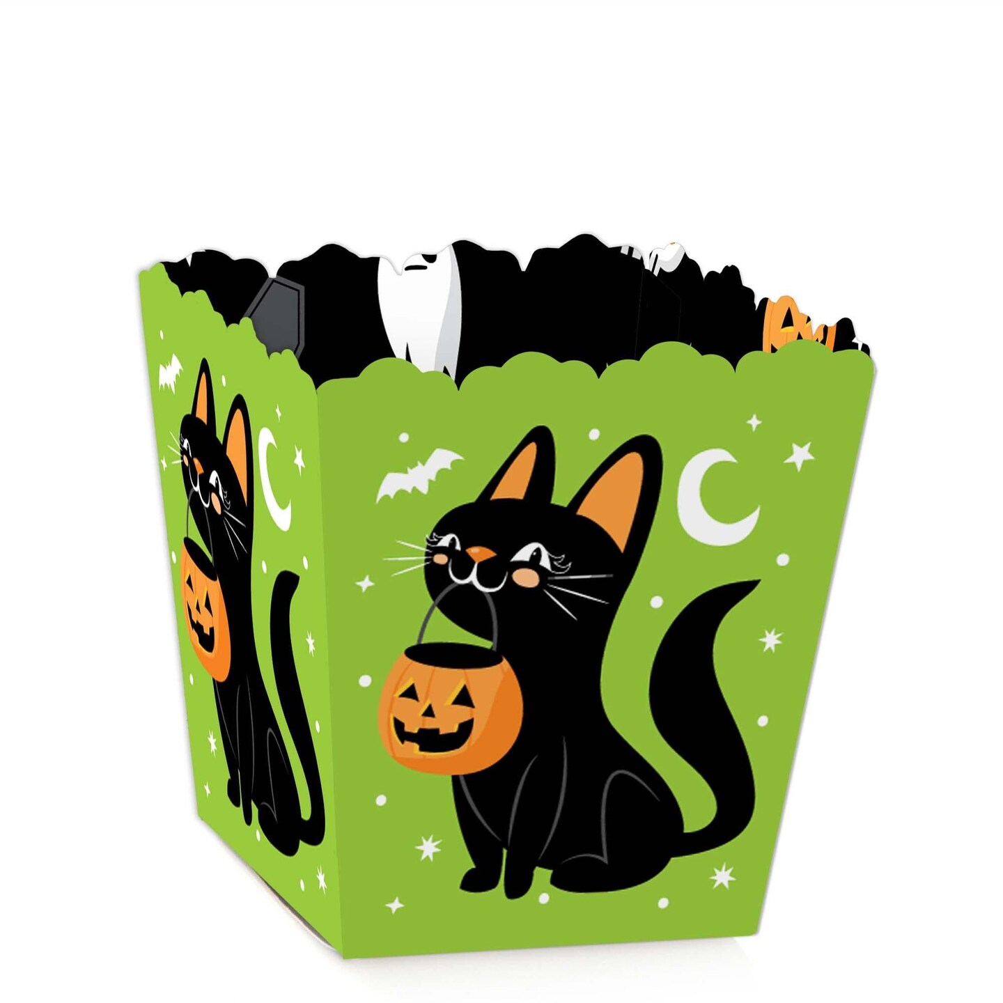 Big Dot of Happiness Jack-O&#x27;-Lantern Halloween - Party Mini Favor Boxes - Kids Halloween Party Treat Candy Boxes - Set of 12